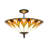 Semi Flush Mount Ceiling Light(3* E26 Bulbs (Not Included) )