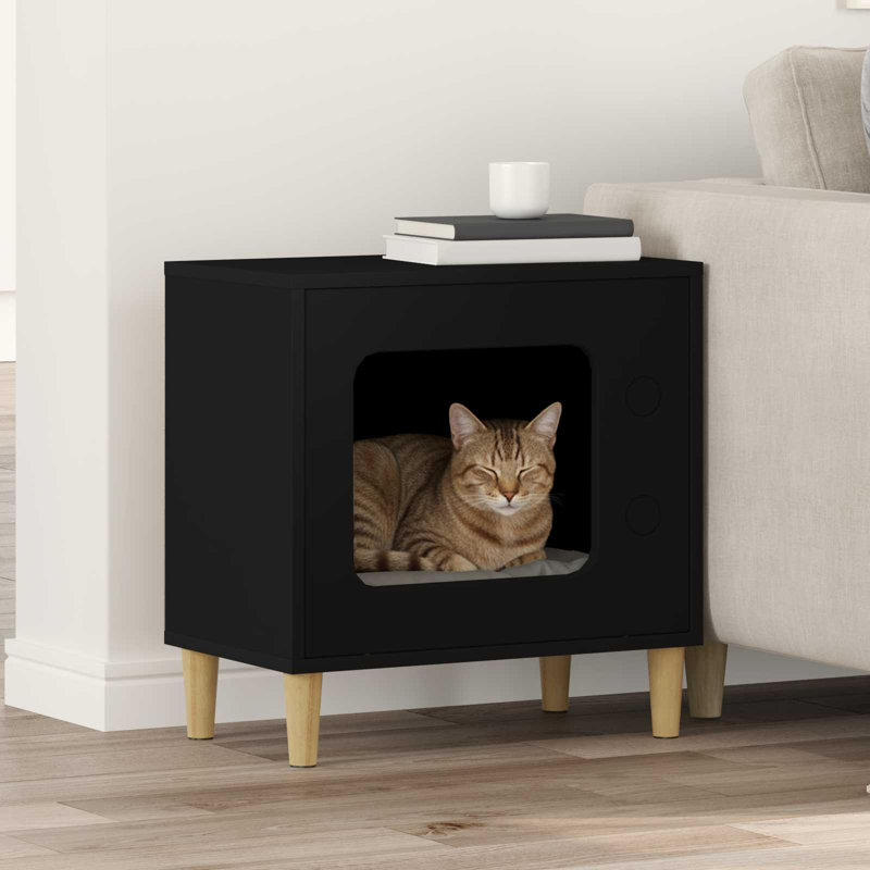 52cm H Cat Tree, Black