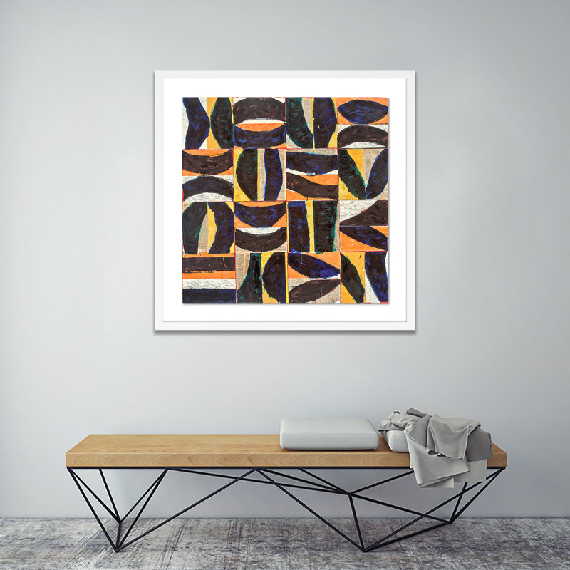 Le Bete Noire Painting by Brad Ellis, White, 24" H x 24" W x 1.5" D