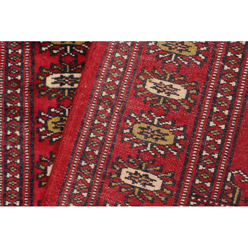 Righley Kai Red Beige Hand Knotted Rug - 2'1'' X 3'0''