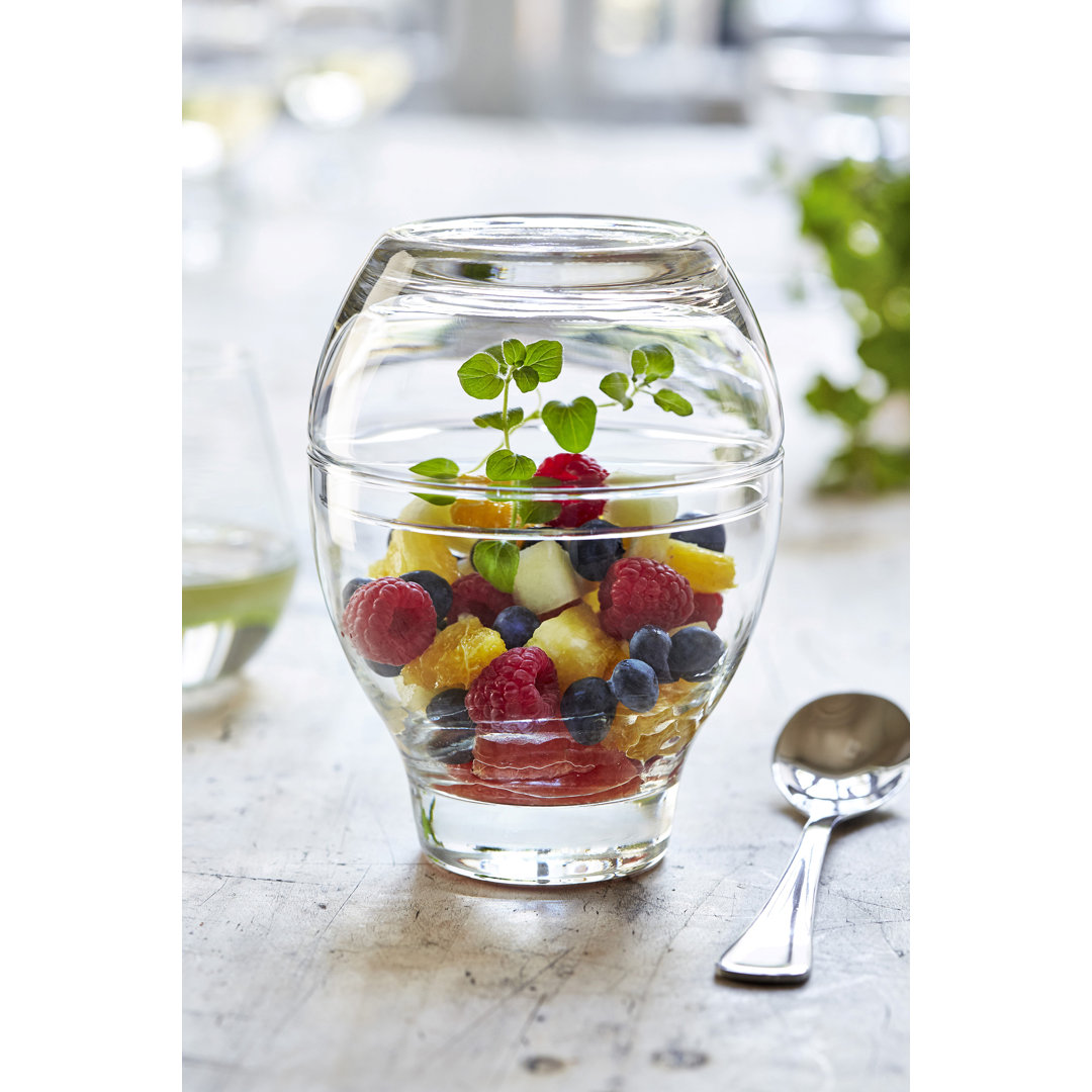 Halsey 15 oz. Appetizer Salad or Dessert Holder Glass Dessert Bowl (Set of 2) Wrought Studio™