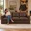Madison Stately 100% Top Grain Leather Sofa, Made to Order-1396269033