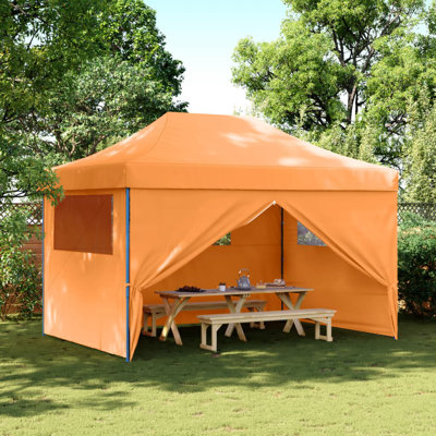 Vidaxl Foldable Party Tent Pop-Up With 4 Sidewalls