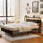 Bed Frame With Charging Station And RGB LED Lights, Headboard With Storage No Box Spring Needed-1412902000-1412902015
