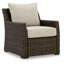 Chaise de patio avec coussins Evolo
