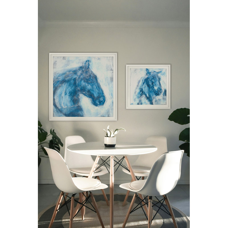 Equestrius 2 Print, 35" H x 35" W, White