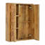 Aenwood 440mm W 580mm H Surface Framed Medicine Cabinet Mirror Fixed