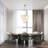 Zussen 4 - Light 20.5" Glossy Bronze Tiered Chandelier with Natural White Shell