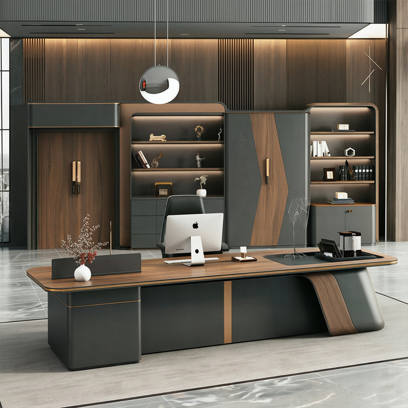 Bureau double 94,49 po New, H 29,53 po x l 94,49 po x P 35,43 po