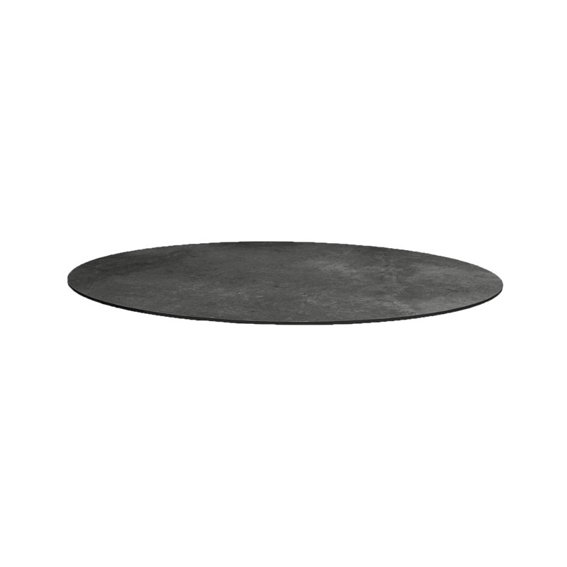 Joy Outdoor Round Dining Table, Black