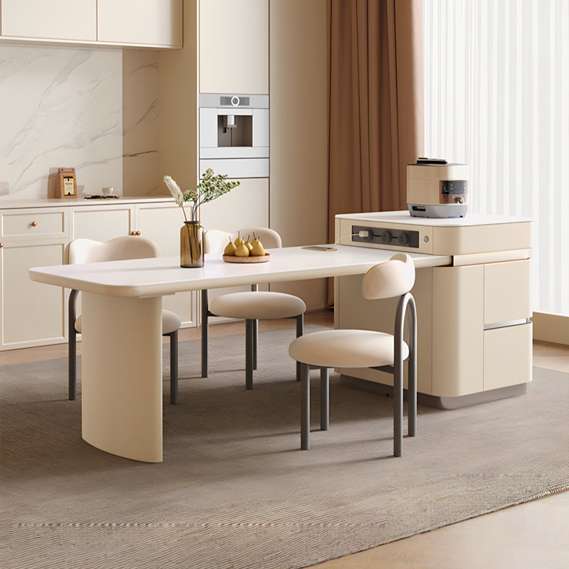 Modern and Simple Cream-style Dining Table