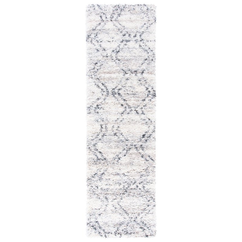 Alessandrino Shag 800 Performance Solid Color Rug, Runner 2'3" x 6'