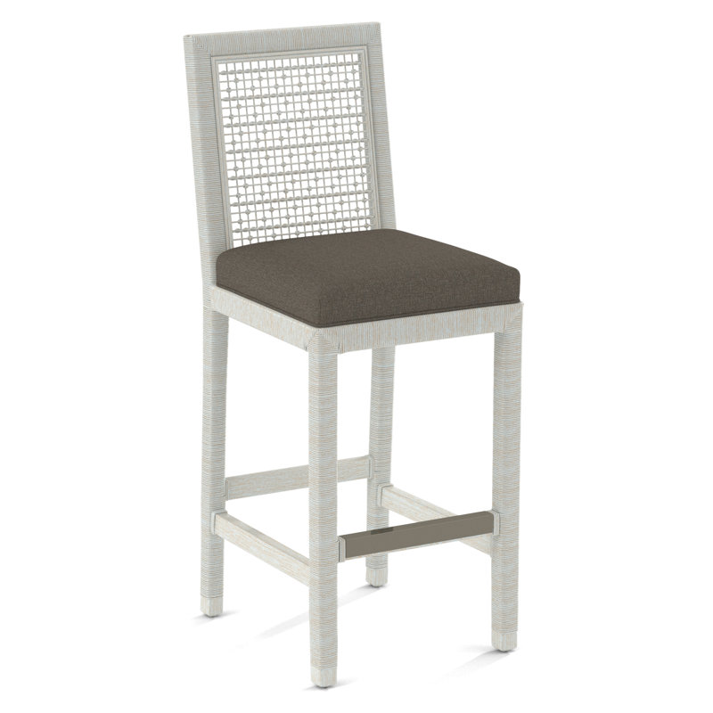 Tabouret de bar Sorinda Glinda, Bisque, Performance gris sucre; 0863-84