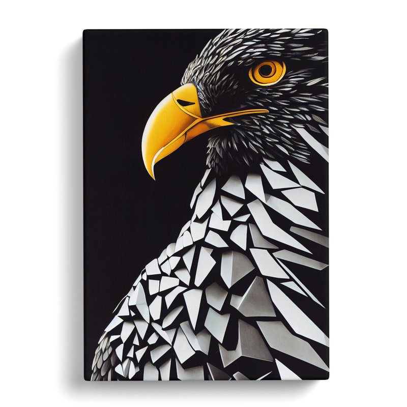 Smashed Eagle - Wrapped Canvas, 60cm H x 40cm W x 3cm D