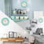Horloge murale silencieuse 9 pouces-2109451674