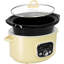 3.7 Qt Digital Slow Cooker With Ceramic Pot, Cool-touch Handles & Glass Lid