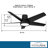 58'' 5 - Blade Outdoor LED Smart Standard Ceiling Fan with Remote Control and Light Kit Included-70546159
