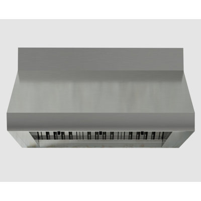 48"" 1200 CFM Ducted Wall Mount Range Hood in Chrome with Nightlight -  XO Appliance, XOGV48S