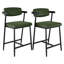 Ensemble de 2 tabourets de bar avec accoudoirs, siège et dossier rembourrés plus larges, tabourets de comptoir modernes avec repose-pieds pour îlot de cuisine-1766045461-1766045454