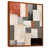 Toile avec cadre flottant brun