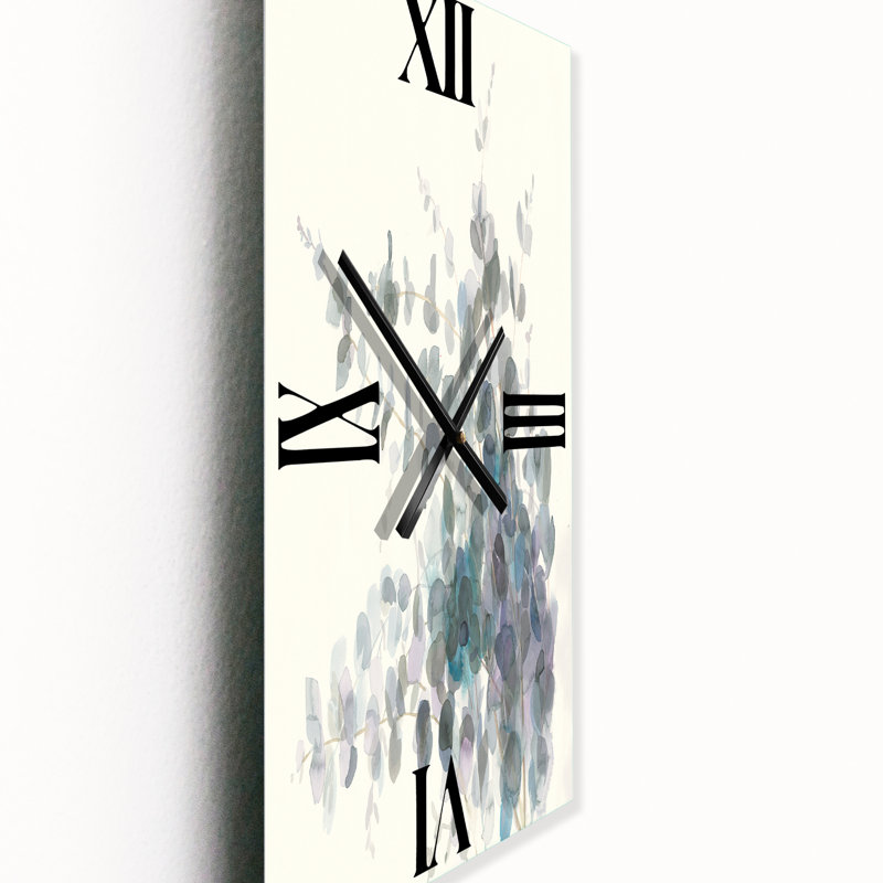 Aquarelle grise II - horloge murale traditionnelle, Petit