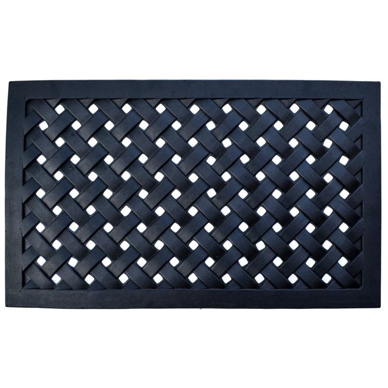 Wallach Water Resistant Non-Skid Kitchen Mat, Rectangle 18" x 30"