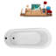 1752.6mm x 759.5mm Freestanding Soaking Acrylic Bathtub-231627059