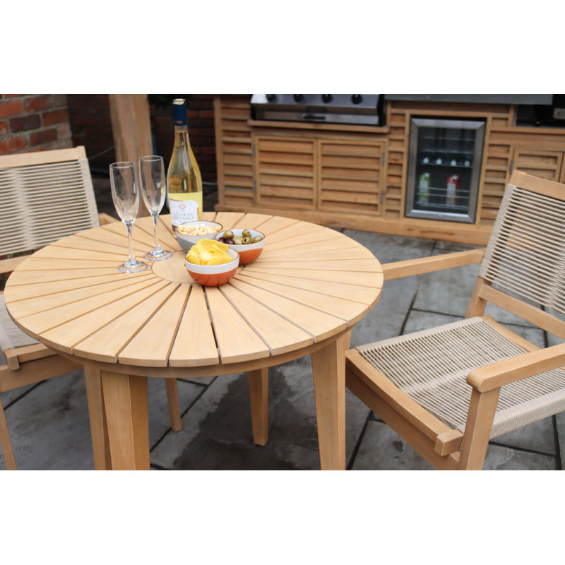 Roma 2 seater stacking bistro set