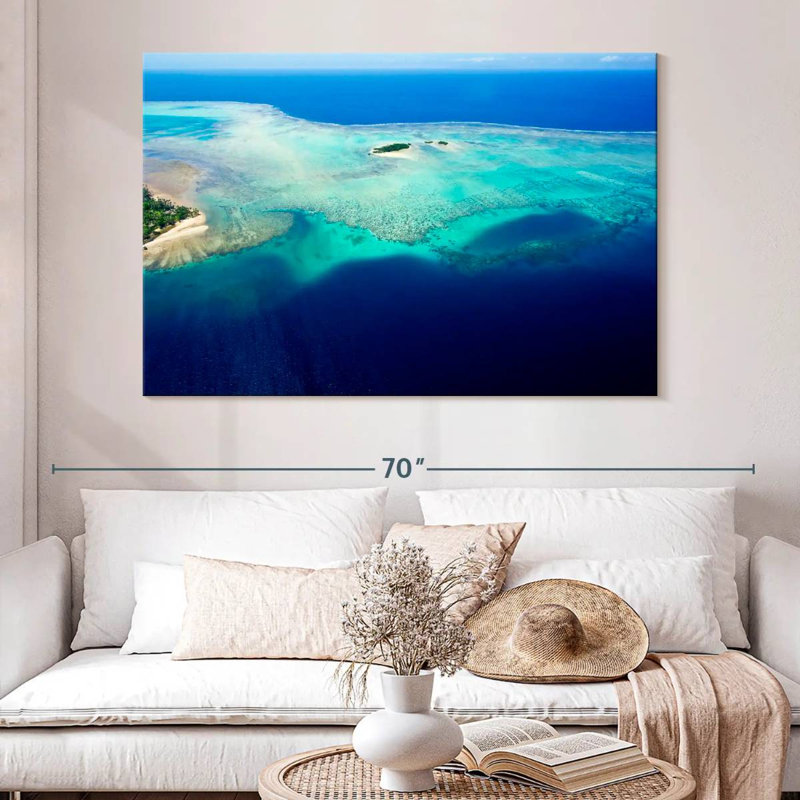 Gillard Taevuni Island, 34" H x 51" W