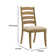 Ensemble de 2 chaises d'appoint Gervin