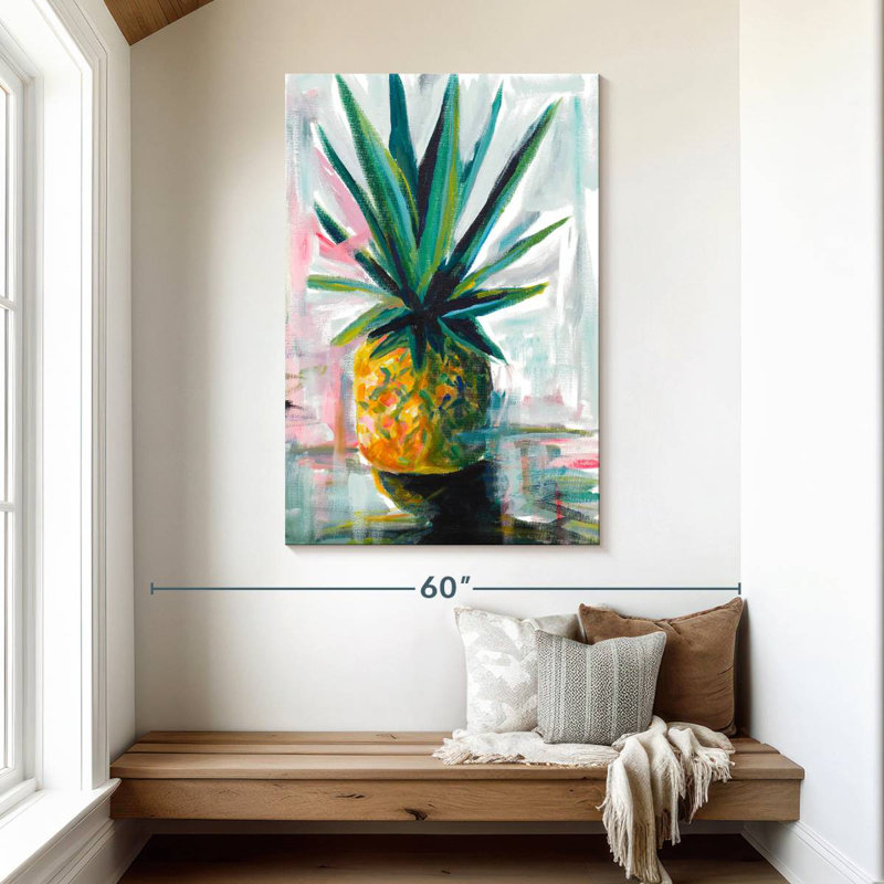 Couleurs d'ananas Yarlin, H 48 po x l 32 po
