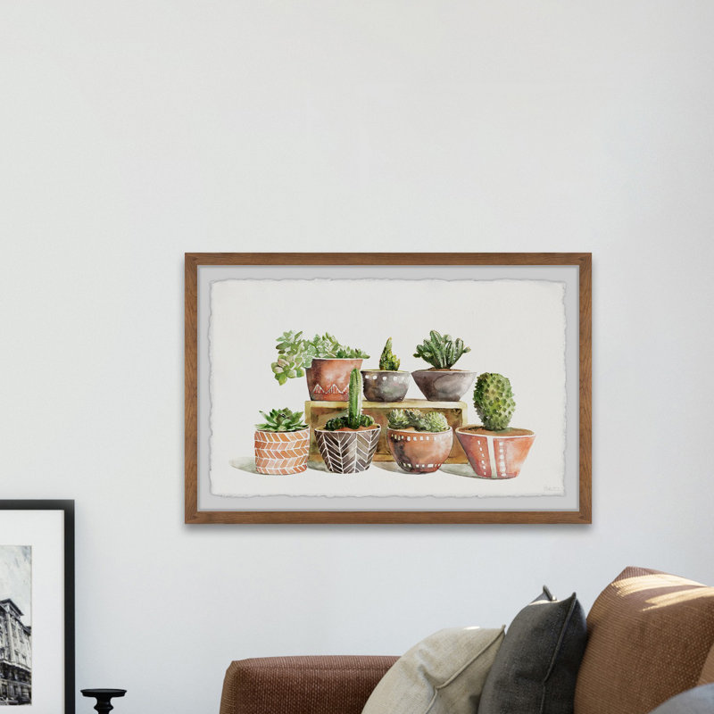 All About Patterns by Parvez Taj - Single Picture Frame Painting, 38 cm H x 45 cm W