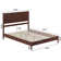 Bromwyn Mid Century Modern Solid Wood Low Profile Platform Bed