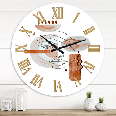 Oversized Minimal Compositions of Abstract Faces I Wall Clock