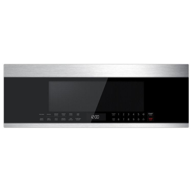 BLACK+DECKER Range Microwave with Top Mount Air Recirculation Vent