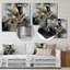 Douces couleurs marbrées abstraites II - art mural abstrait en métal marbré-496363135
