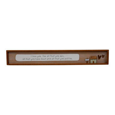 Wall Mounted Optional Plaque