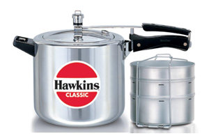 Hawkins Classic New Improved Aluminum Pressure Cooker, 6.87 Qt