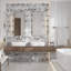 Tuile de mur et de sol en mosaïque hexagonale blanche Calacatta de Toscana 10 po x 11 po Toscana Toscana (paquet de 5 de 3,74 pieds carrés / caisse)