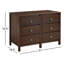 Commode double en bois massif à 6 tiroirs Altamirano-1110576505