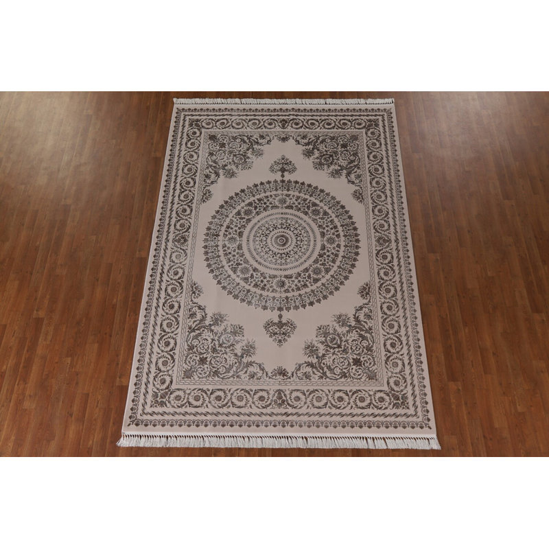 Tapis traditionnel turc beige 7 x 10