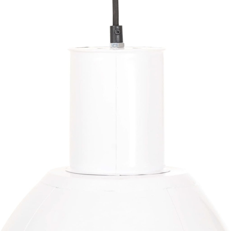 Makenzie 1 - Light Single Pendant, 132cm H x 28.5cm W x 28.5cm D, White