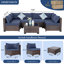 8 Piece Patio Conversation Sets With Fire Pit Table-868552320-868552332