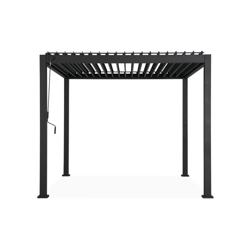 Cadin 3x3m Louvered aluminium pergola with adjustable roof slats