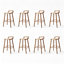 Chaise basse en noyer (paquet de 8)-162593962-162593964-162594000
