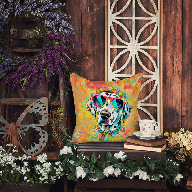  Coussin décoratif intérieur / extérieur en polyester Autre / Sans motif, 14 po x 14 po