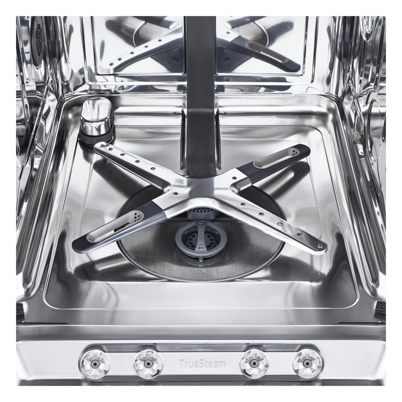 Powersteam Stainless Steel Dishwasher, Transitional Design