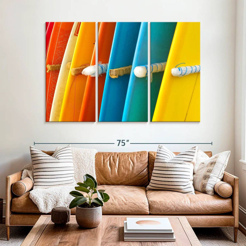Senne Surfboard Colors, 42" H x 65" W