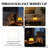 Marble Lamp Night Light Touch Bedside Table Lamp, Rechargeable Type-C, Dimmable Warm Glow, Ambient Lighting for Bedroom Living Room(Amber Jade)
