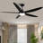 Modern 48''/56'' 5-Blade LED Standard Indoor Ceiling Fan with Remote Control and Light Kit Included-452111348-452111344